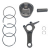 Kit Pistão, Biela, Jg. Anéis, Pino E Anel Trava Motor 6.5hp 2