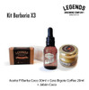 Aceite Coco Cera Bigotes Jabón Coco Kit X3 Barbero Legends 1