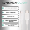 Yegg Cable De Alimentacin Usb C A Lightning (certificado Mfi 1