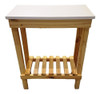 Mesa Auxiliar Cocina 60x30  - 1 Estante, Sin Tonalizar!! 0
