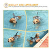 Doglay Dog Shark Life Jacket, Ripstop Dog Life Chaleco Para 1