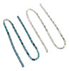 Rhinestone Close Chain Trim, 2 Peças, Strass, Garra, Design 2