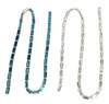 Rhinestone Close Chain Trim, 2 Peças, Strass, Garra, Design 4