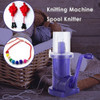 Maquina Tricotin Tricô + 9 Agulhas Crochê Cabo Emborrachado 1