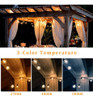 Dott Arts 3-color En 1 Luces Solares De Cadena Para Exterior 1