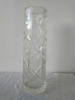 Antiguo Florero De Cristal Tallado - 33.5 Cms 0