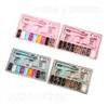 Maquina  P/ Colocar Broches  Plasticos + 100 Broches De Bebe 1