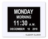 Reloj Digital Reloj De Día De Calendario De La Pérdida De Me 2