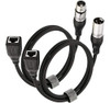 Ebxya Juego De Cables Xlr A Rj45 De 3 Pines - Cable Rj45 A ( 0