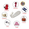 Percha Perchero Simple Baño Acero Inoxidable Atornillar 4