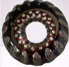 Cenicero De Mesa Genérico Rojo Vidrio Circular Ashtray 2