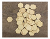 Cleverdelights Hex&aacute;gonos De Madera De 1 Pulgada &nda. 1