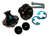Traba Correa Straplock Jim Dunlop Black Chrome Cuo 0