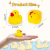 50 Piezas De Juguetes De Baño De Pato De Goma, Mini Patos De 2