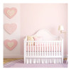 Heloho Papel Tapiz De 394 X 15.7 Pulgadas, Color Rosa Claro, 2