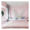 Heloho Papel Tapiz De 394 X 15.7 Pulgadas, Color Rosa Claro, 3