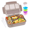 Caja De Lunch Para Adultos Con 4 Compartimentos, Seguro 0