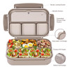 Caja De Lunch Para Adultos Con 4 Compartimentos, Seguro 2