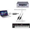 Invafoco Cable Usb Midi Adaptador De Interfaz Usb A Midi 2m 2