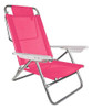 Silla Reposera De Aluminio 6 Posiciones Summer Fashion Mor 0