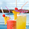 Canudos Coloridos Decorados Guarda-chuva Drinks 12 Und 2