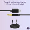 Cable De Audio 3.5mm Compatible iPhone iPad 1
