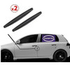 Protector Puerta Salva Puerta Moldura Adhesiva Auto 2 Negro 3