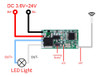 Mini Receptor De Controle Remoto Sem Fio 1 Botão Preto 2