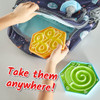 Hand2mind Mindful Maze Garden Pack, Laberinto De Dedos Para 3
