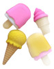 Borracha Escolar Ice Crem Conjunto Aulas Presente Papelaria 0
