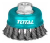 Cepillo De Alambre Trenzado Total - Para Amoladora - 75mm 2