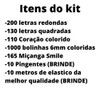 Kit Para Montar Bijuterias 1600pçs Miçanga Colorida Infantil 7
