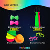 Combo Cotillon Luminoso Led Neon Fluo Fiesta Carioca +200 5 Combo Cotillon Luminoso Led Neon Fluo Fiesta Carioca +200 5