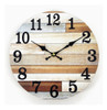Giftaya Reloj De Pared De Madera Rustica Redondo De 10 Pulga 0
