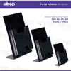 Apoya Folletos Hojas Comercio Negro A5 15x21 X1u 4