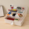 Crysting Caja De Costura De 13 Pulgadas De Tres 4