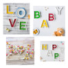 Plato Decorativo Ceramica Blanca Letra D 2