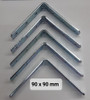 Escuadra  De 90mm X 90mm Reforzado Galvanizado X 12 2