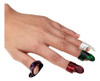 Púas Para Pulgar, Medianas, Púas Para Pulgar Planas, Para De 3