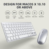 Teclado Y Ratón Bluetooth Para Mac, Combinación De Teclado Y 2