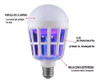 Lampara Luz Led Con Mata Moscas Mosquitos Insectos 15w 1