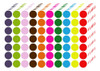 Blesstur 1050 Calcomanias De Puntos De Colores, Calcomanias 0