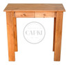 Mesa Arrime Funcional Curva 120 X 30 Estilo Campo Encerado 2