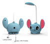 Luminaria De Estudos Stitch Com Hate Flexivel E Apontador 2