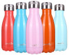 Anature  Botella De Agua De Acero Inoxidable, Doble Aislami 0