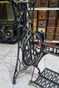 Antigua Singer Mueble Pie De Hierro De Fundición Originales 5