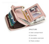 Foxer Mujeres Cartera De Cuero Pequeño Bifold Wallet Mini Ca 1
