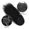 60cm Peruca Longa Cacheada De Cabeça Africana Wig 2