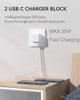 Adaptador De Corriente De Doble Puerto Usb-c De 35 W, Cargad 2