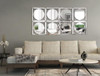 Espejo Decorativo Pared Espejo Cuadrado Decoración Elegante 4